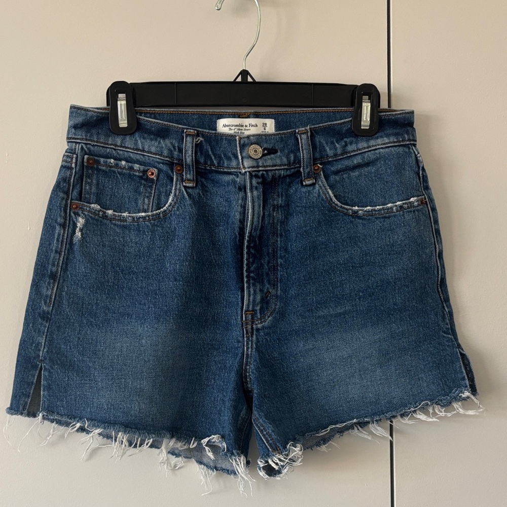 Abercrombie & Fitch Blue Denim Jean Shorts